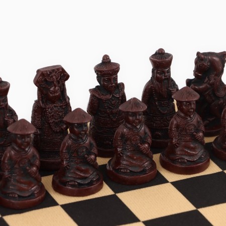 Chess desktop souvenir "Qing dynasties" 28 x 28 cm, king H-5.5 cm, pawn H-4.5 cm-9