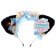 Carnival rim "anime ears", blue color