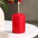 Candle - Aromatic "Sweet Raspberry" cylinder, 4x6 cm
