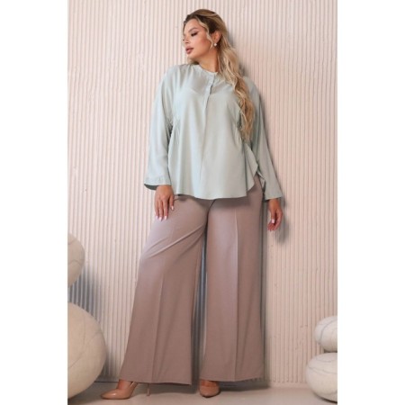Female blouse, size 48, mint color-10