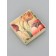 Cookie box, confectionery packaging, "tulips", 9 x 9 x 3 cm
