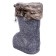 Candy "Boot", Snowflake, Gray Color