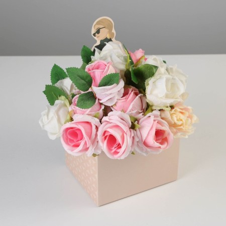 Boxes for mini bouquets "Lady", 12 × 20 × 10 cm-2