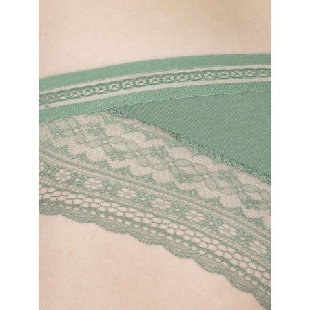 Women's panties, size 48, green color-3