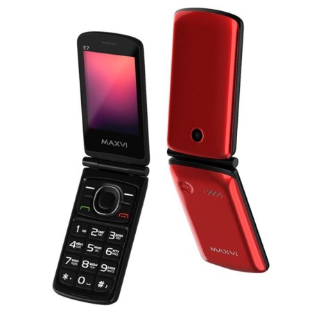 MaxVi E7 Red smartphone