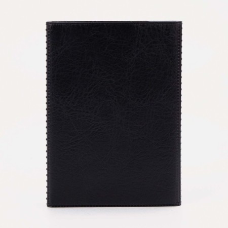 Cover for passport and auto documents, black color-1