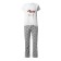 Home Home "Dachshund" (T -shirt, trousers), white/gray color, size 44