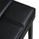 Bar loft-1 stool with a back, black/black