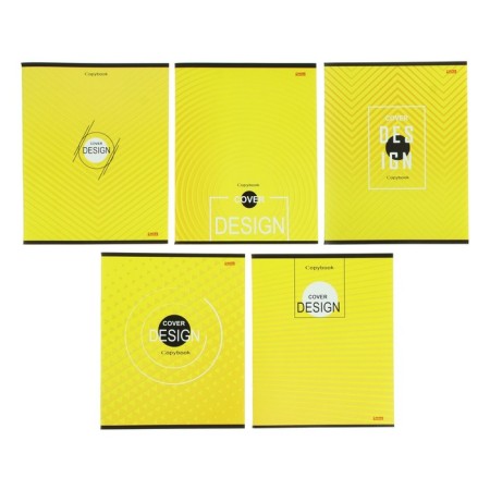 Notebook of 48 sheets in the “minimalism” cage, covered cardboard, block No. 2, whiteness 75% (gray sheets), mix