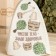 Bath cap with print "Clean body - the key to health"