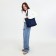 Bag-tout on lightning, blue color