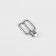 Step-cutter regulator, metal, 1 cm, silver color