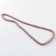 Glass beads, set 78 pcs., Size 1 pc. - 10 mm, pink color