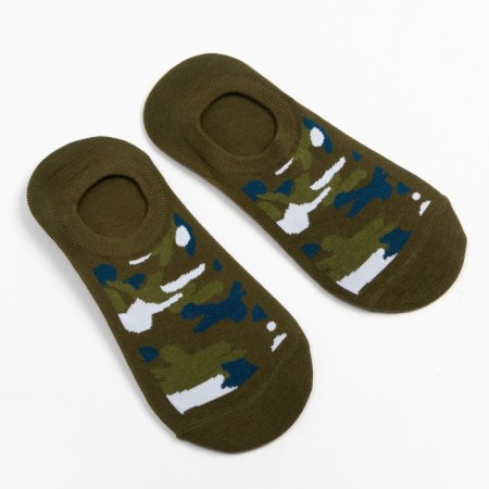 Minaku socks "Camouflage", Khaki color, size 38-41 (25-27 cm)