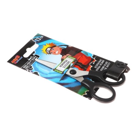 Scissors 13 cm, naruto, with rounded ends, plastic cover-1