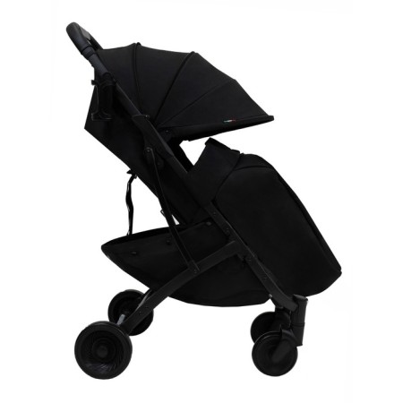 Walking stroller Sweet Baby Compatto, Black color-8