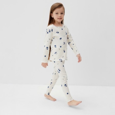 Пижама детская (лонгслив и брюки) KAFTAN Little berry р.34 (122-128)-4