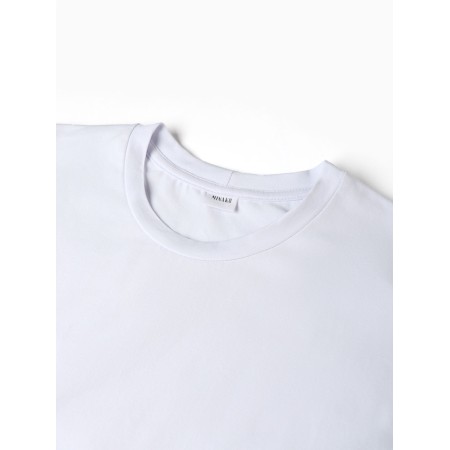 Women's T-shirt Minaku Oversize Fit: White color, rr 52-1