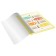 Folder with 10 A4 inserts, 160 μm, calligrata, with perforation, yellow