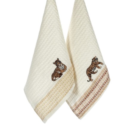A set of wuffed napkins Diva Afrodita "Tiger", size 35x50 cm, 2 pcs-4