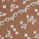 Nail stickers "monogram", voluminous, white color