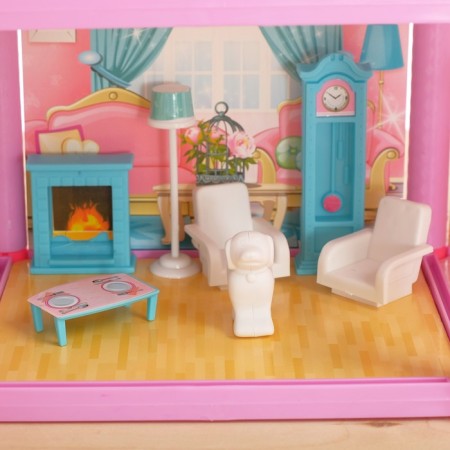 House for dolls "Puppet House" with furniture and accessories-6