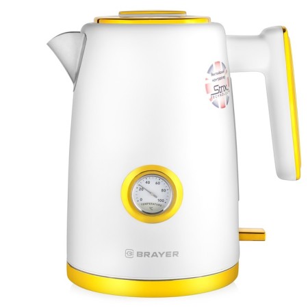 Electric kettle Brayer 1018br, 2200 watts, 1.7 l, stainless steel