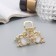Hair crab "Chloe Galant" flowers, 4 cm, gold