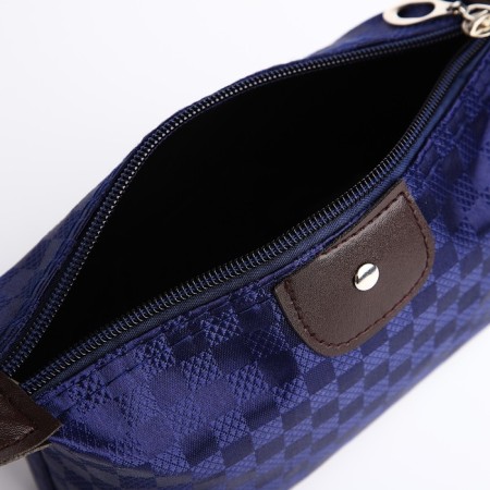 Cosmetic bag with lightning, dark blue color-2