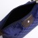 Cosmetic bag with lightning, dark blue color