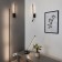 Wall lamp Mantra Torch, LED, 410LM, 3000K, 93x70x476 mm, matte black color
