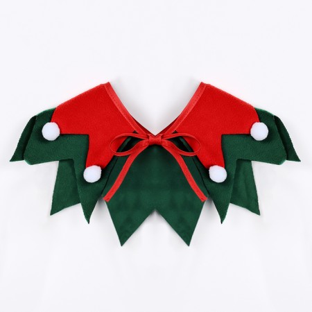 Carnival set "New Year's Elf", cap, collar-6
