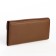 Women's wallet on a magnet, brown color