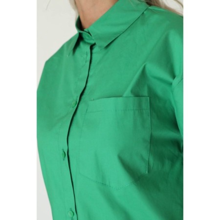 Female shirt, size 52, green color-9