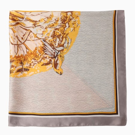 Women's scarf minku rr 70*70 cm, col. orange-2