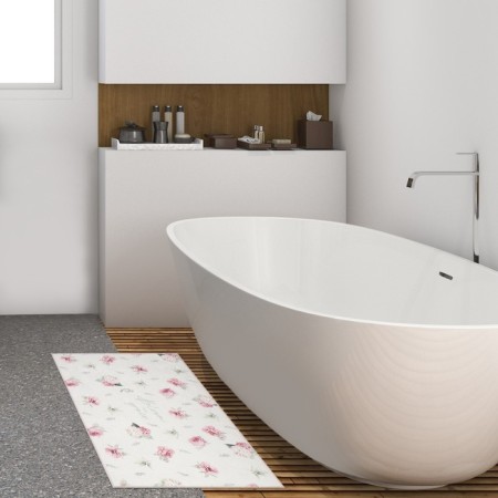Bathroom mat Etel Bloom with Grace 50x80 cm, 100% p/e, velor