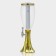 Beer Gold Tower, backlighting, 3 l, gold color
