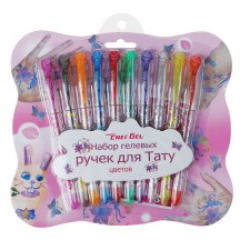 A set of gel pens 