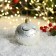 New Year's ball "Clock" 8 cm