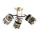 Rhine chandelier 3he27 40w Black 58x58x27 cm Bayerlux
