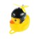 Duck with propeller, steering wheel mount, yellow, mix