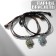 Bracelets "Demetrons" flowers and butterflies, colored, 8 cm