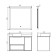 Comforty mirror "Janka-90" LED backing, sensor