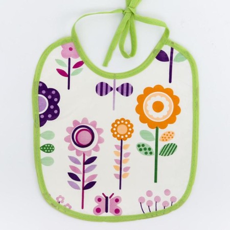 Bibs lamp from a non -woven fabric with PVC coating, "flowers", color mix-2