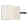 Organizer on the rings of A6+, 80 sheets, leatherette, with a stream, a line, with a handle, in a gift box, blue
