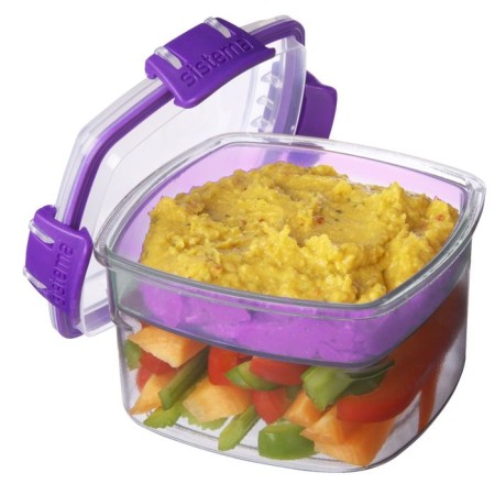 Sistema to-go container, two-level, 400 ml, mix color-2
