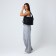 Bag Women's bag with zipper, black color