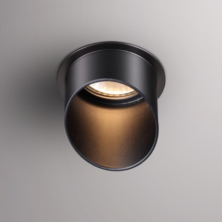 Lamp built -in Novotech. Butt, 50W, GU10, 67x68x68 mm, black color-2