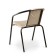 Sadovy chair, 53 x 61 x 73 cm, frame 24 x 0.8 mm, load up to 100 kg, beige