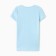 T-shirt female o-shaped neckline, color light blue, size 54